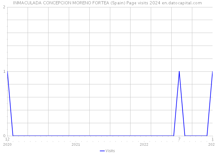 INMACULADA CONCEPCION MORENO FORTEA (Spain) Page visits 2024 