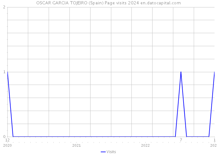 OSCAR GARCIA TOJEIRO (Spain) Page visits 2024 