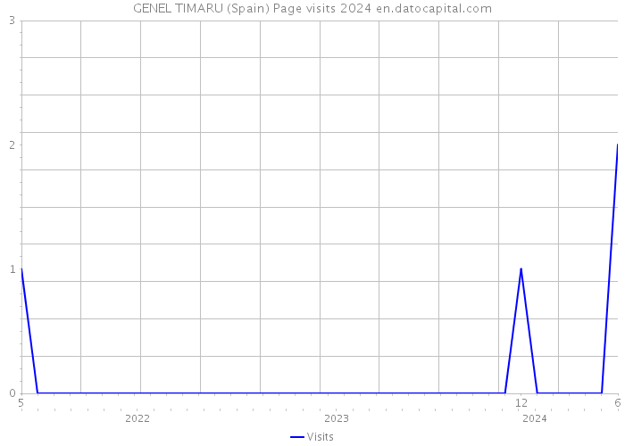 GENEL TIMARU (Spain) Page visits 2024 
