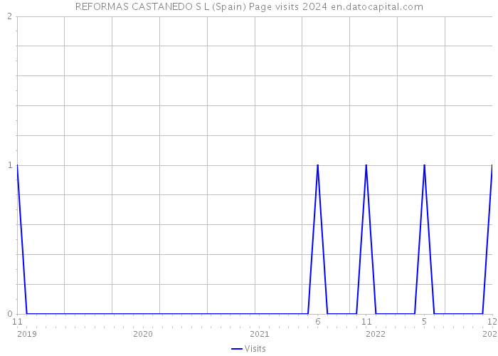 REFORMAS CASTANEDO S L (Spain) Page visits 2024 