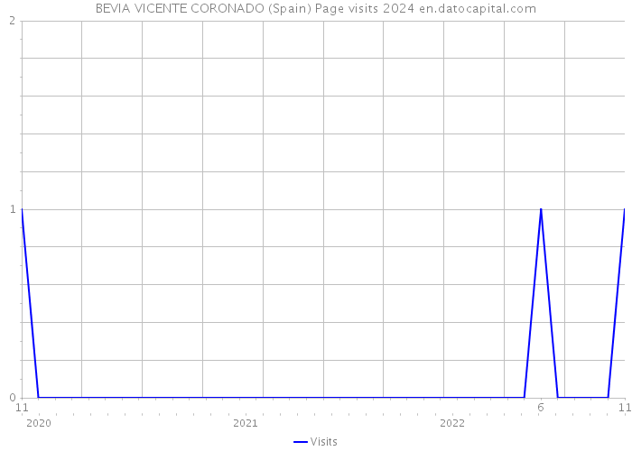 BEVIA VICENTE CORONADO (Spain) Page visits 2024 