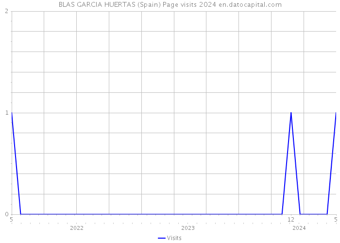 BLAS GARCIA HUERTAS (Spain) Page visits 2024 