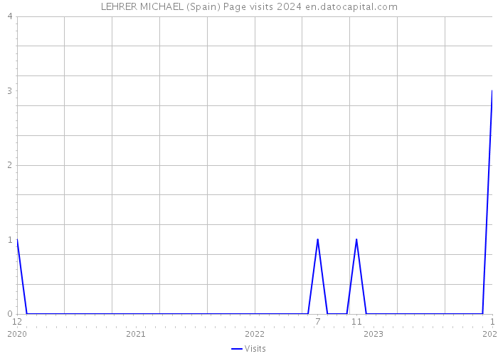 LEHRER MICHAEL (Spain) Page visits 2024 