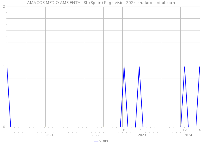 AMACOS MEDIO AMBIENTAL SL (Spain) Page visits 2024 