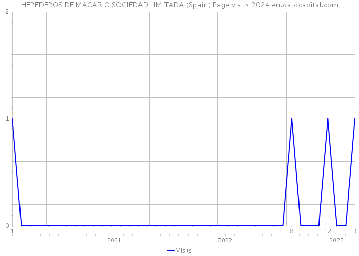 HEREDEROS DE MACARIO SOCIEDAD LIMITADA (Spain) Page visits 2024 