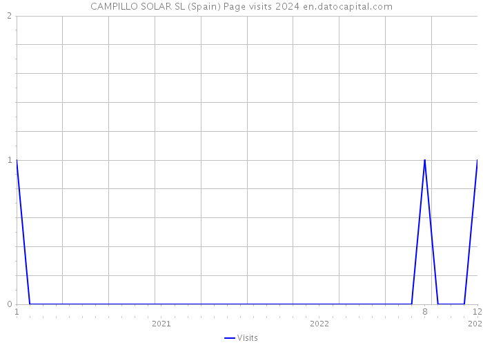 CAMPILLO SOLAR SL (Spain) Page visits 2024 