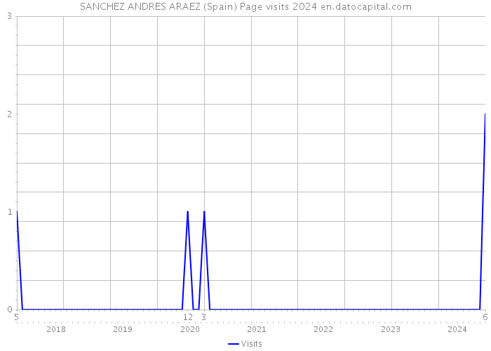 SANCHEZ ANDRES ARAEZ (Spain) Page visits 2024 