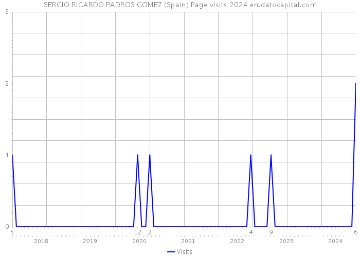 SERGIO RICARDO PADROS GOMEZ (Spain) Page visits 2024 