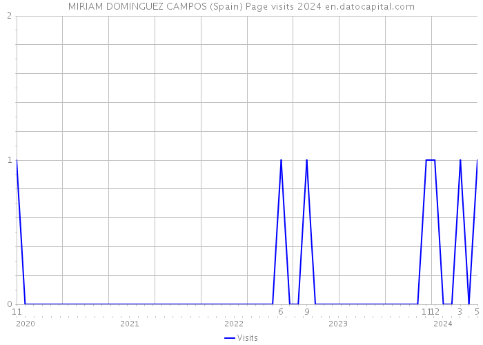 MIRIAM DOMINGUEZ CAMPOS (Spain) Page visits 2024 