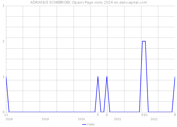 ADRIANUS SCHIEBROEK (Spain) Page visits 2024 