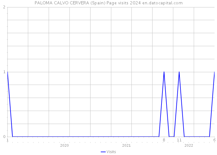 PALOMA CALVO CERVERA (Spain) Page visits 2024 
