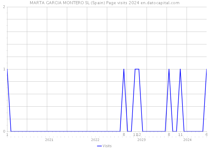 MARTA GARCIA MONTERO SL (Spain) Page visits 2024 