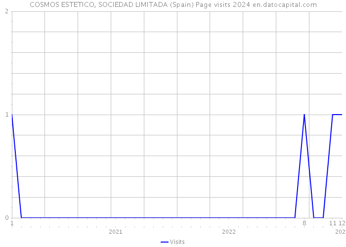 COSMOS ESTETICO, SOCIEDAD LIMITADA (Spain) Page visits 2024 