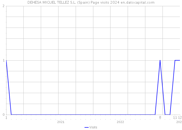 DEHESA MIGUEL TELLEZ S.L. (Spain) Page visits 2024 