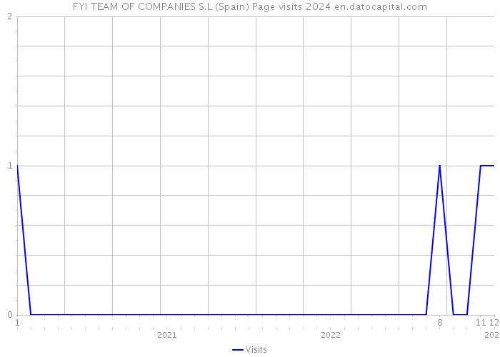 FYI TEAM OF COMPANIES S.L (Spain) Page visits 2024 