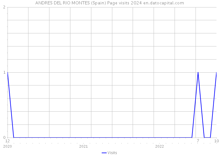 ANDRES DEL RIO MONTES (Spain) Page visits 2024 