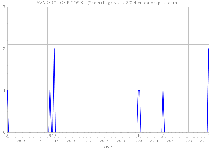 LAVADERO LOS PICOS SL. (Spain) Page visits 2024 