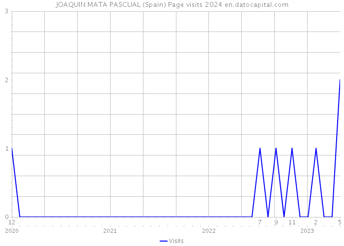 JOAQUIN MATA PASCUAL (Spain) Page visits 2024 