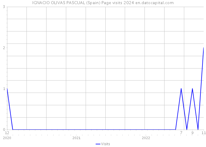 IGNACIO OLIVAS PASCUAL (Spain) Page visits 2024 