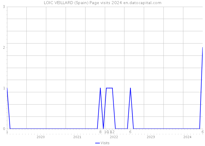 LOIC VEILLARD (Spain) Page visits 2024 