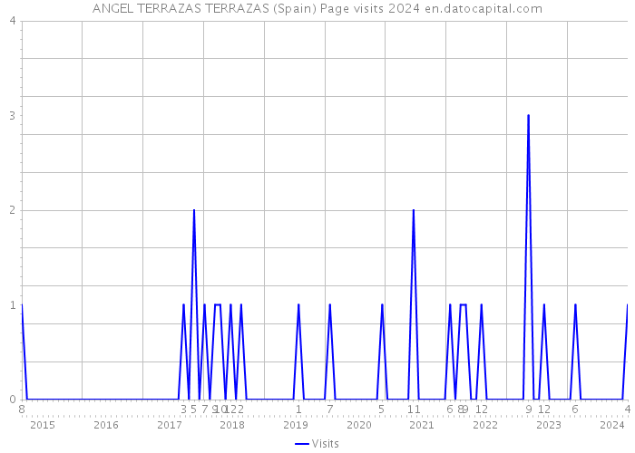 ANGEL TERRAZAS TERRAZAS (Spain) Page visits 2024 