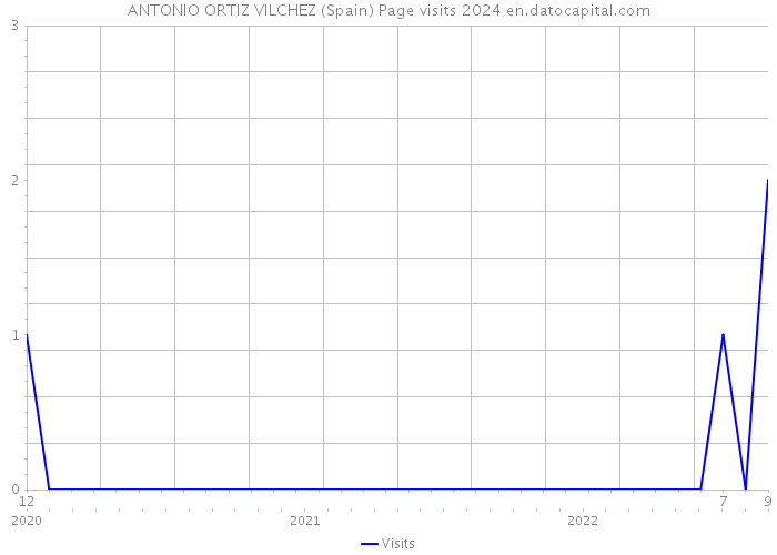 ANTONIO ORTIZ VILCHEZ (Spain) Page visits 2024 