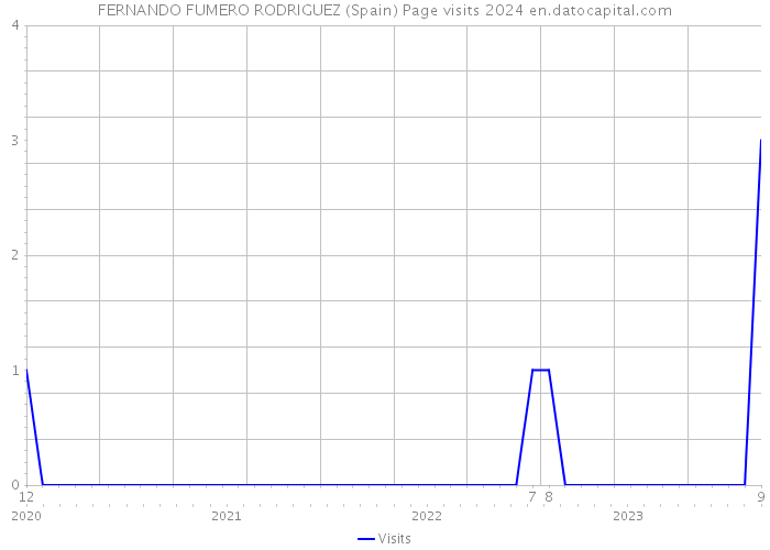 FERNANDO FUMERO RODRIGUEZ (Spain) Page visits 2024 