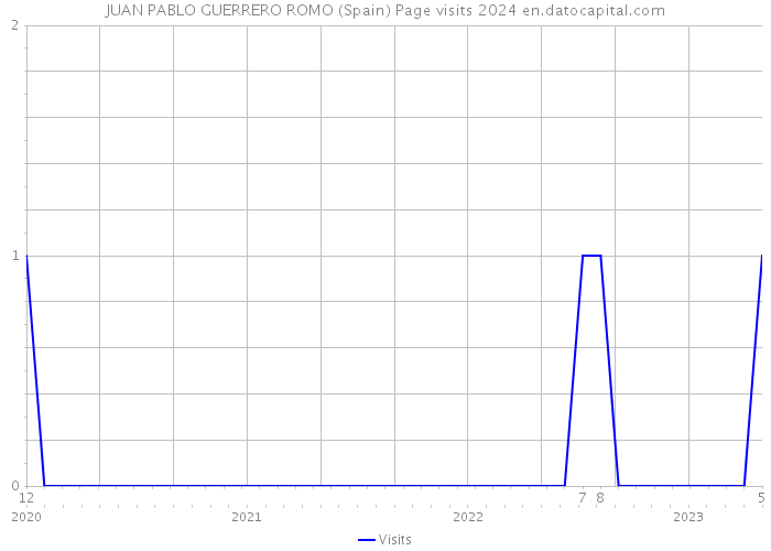 JUAN PABLO GUERRERO ROMO (Spain) Page visits 2024 