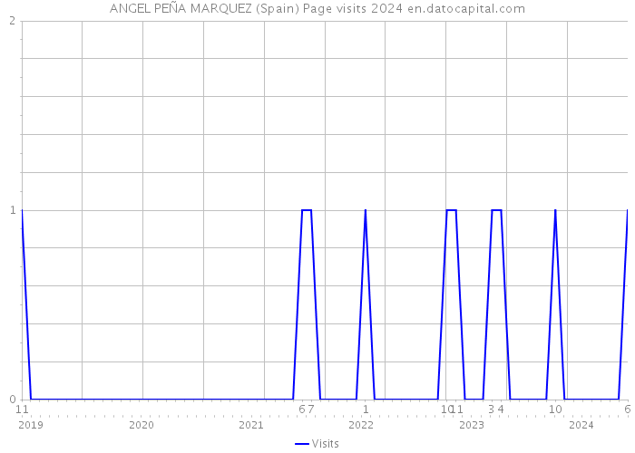 ANGEL PEÑA MARQUEZ (Spain) Page visits 2024 