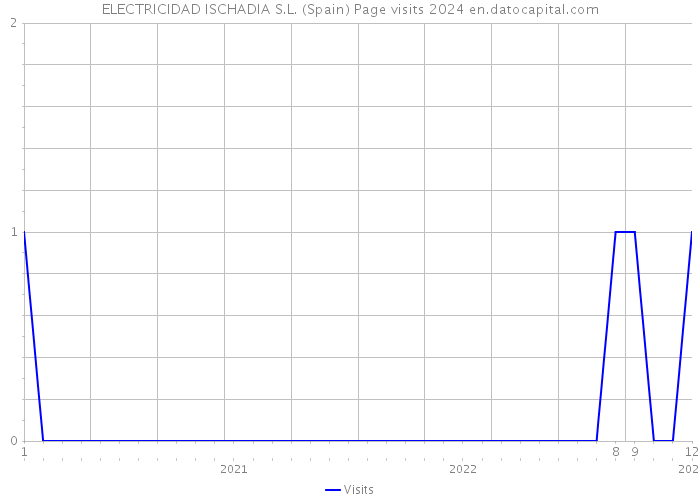 ELECTRICIDAD ISCHADIA S.L. (Spain) Page visits 2024 