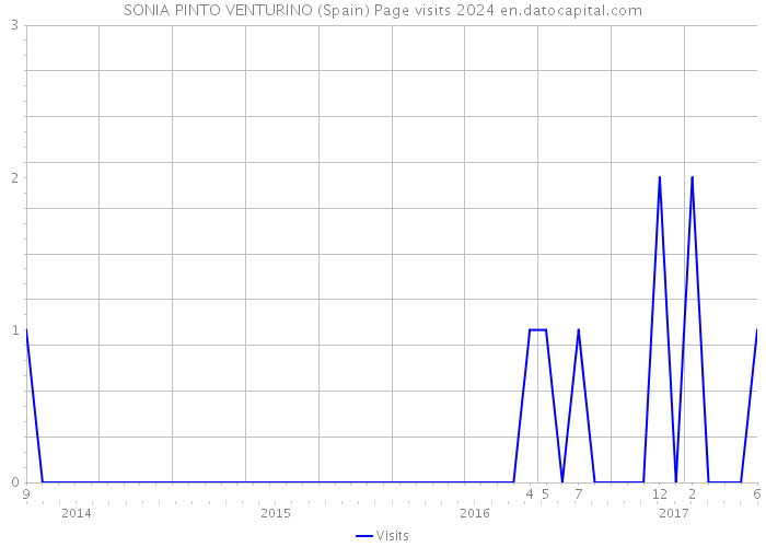 SONIA PINTO VENTURINO (Spain) Page visits 2024 