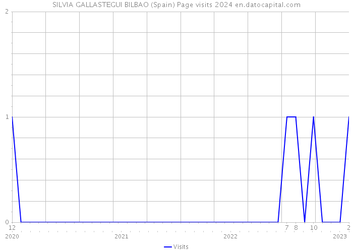 SILVIA GALLASTEGUI BILBAO (Spain) Page visits 2024 