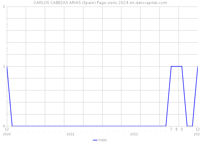 CARLOS CABEZAS ARIAS (Spain) Page visits 2024 