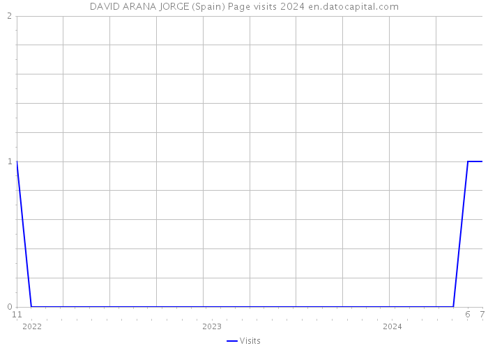 DAVID ARANA JORGE (Spain) Page visits 2024 