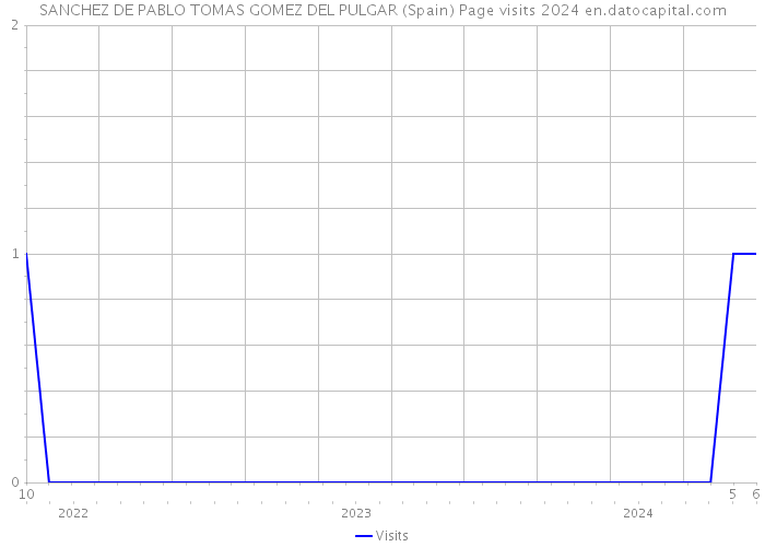 SANCHEZ DE PABLO TOMAS GOMEZ DEL PULGAR (Spain) Page visits 2024 