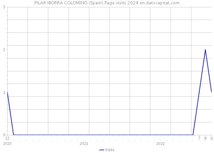PILAR IBORRA COLOMINO (Spain) Page visits 2024 