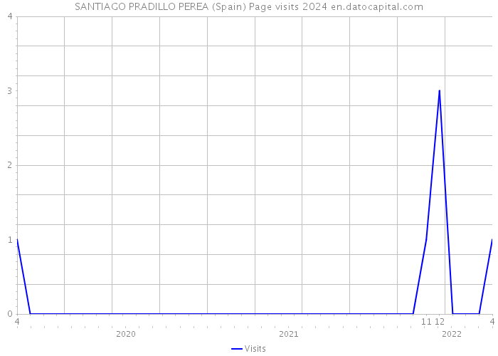 SANTIAGO PRADILLO PEREA (Spain) Page visits 2024 