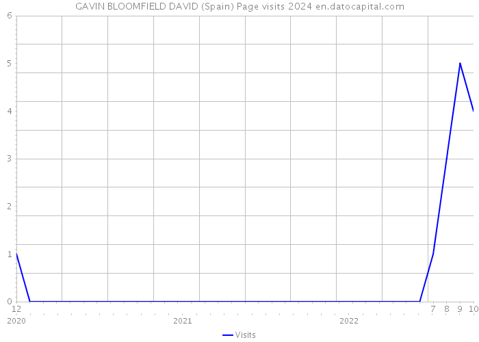 GAVIN BLOOMFIELD DAVID (Spain) Page visits 2024 