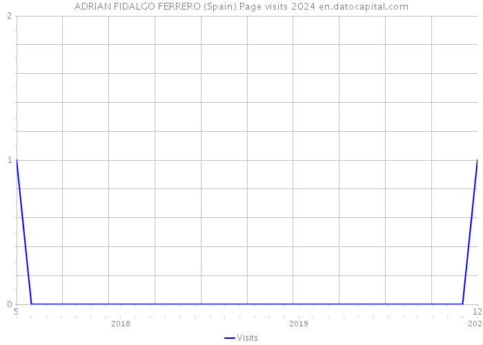 ADRIAN FIDALGO FERRERO (Spain) Page visits 2024 
