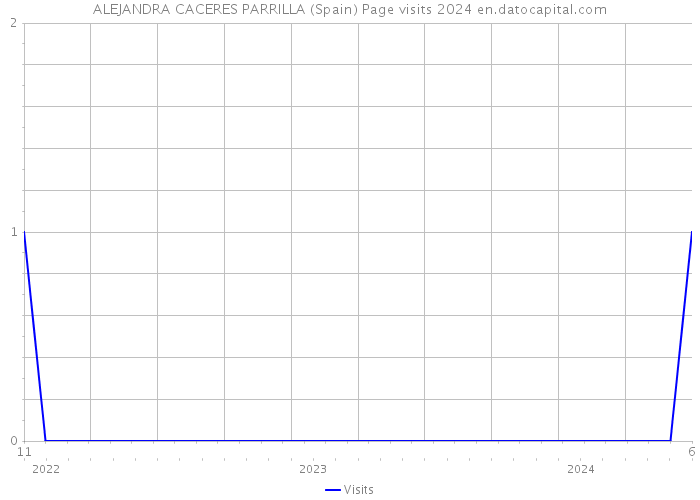 ALEJANDRA CACERES PARRILLA (Spain) Page visits 2024 
