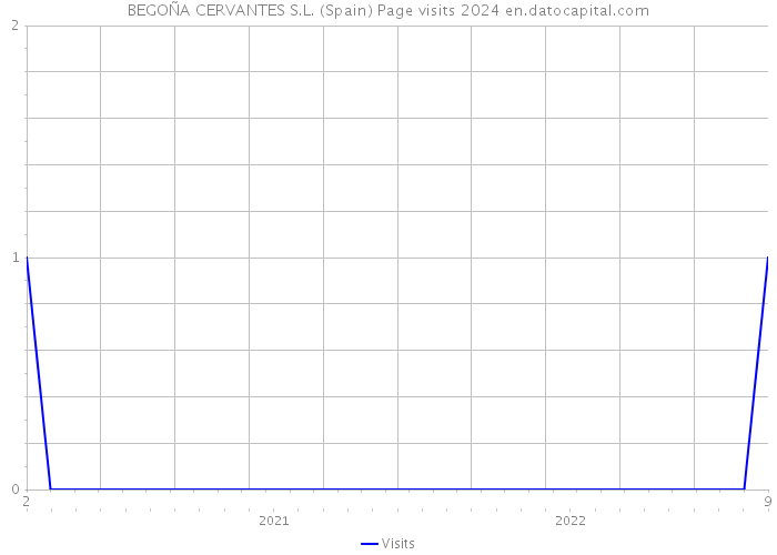 BEGOÑA CERVANTES S.L. (Spain) Page visits 2024 