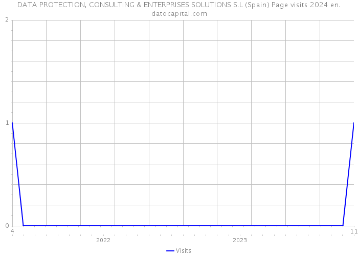 DATA PROTECTION, CONSULTING & ENTERPRISES SOLUTIONS S.L (Spain) Page visits 2024 