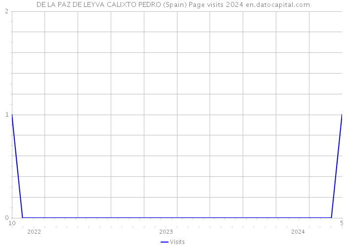 DE LA PAZ DE LEYVA CALIXTO PEDRO (Spain) Page visits 2024 