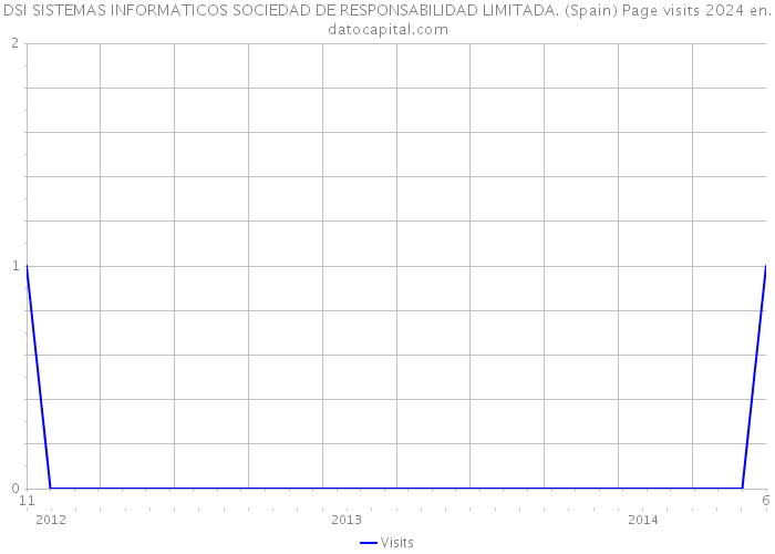 DSI SISTEMAS INFORMATICOS SOCIEDAD DE RESPONSABILIDAD LIMITADA. (Spain) Page visits 2024 