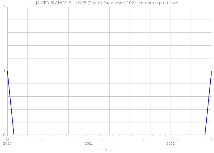 JAVIER BLANCO RUILOPE (Spain) Page visits 2024 