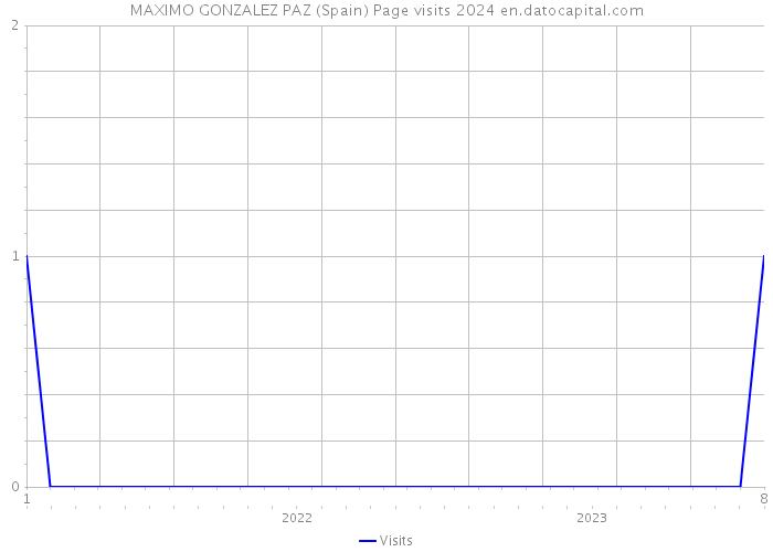 MAXIMO GONZALEZ PAZ (Spain) Page visits 2024 