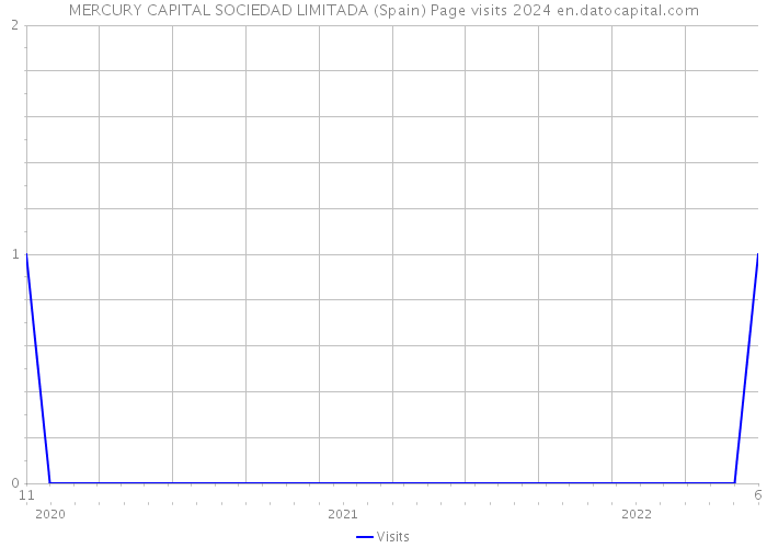 MERCURY CAPITAL SOCIEDAD LIMITADA (Spain) Page visits 2024 