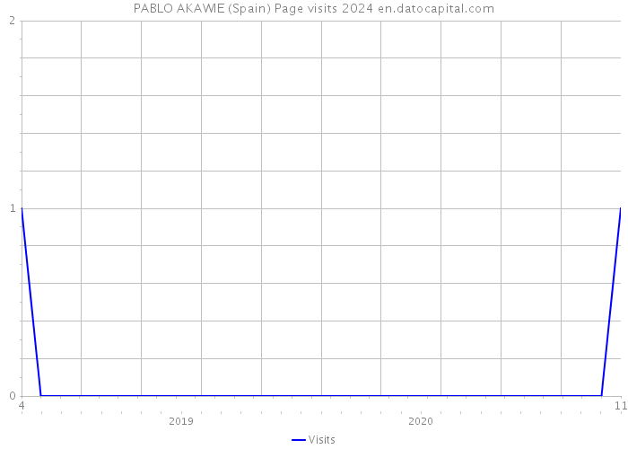 PABLO AKAWIE (Spain) Page visits 2024 
