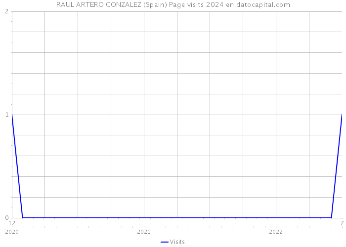 RAUL ARTERO GONZALEZ (Spain) Page visits 2024 