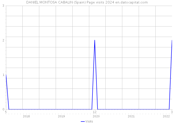 DANIEL MONTOSA CABALIN (Spain) Page visits 2024 